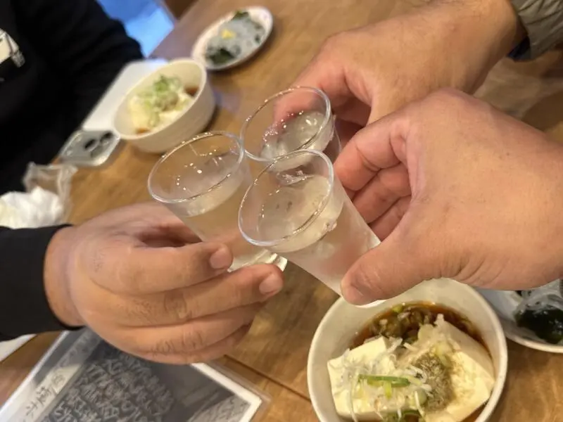  秋田県秋田市中通 秋田駅前 日本酒 乾杯