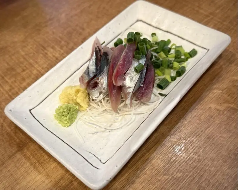  秋田県秋田市中通 秋田駅前 サンマ刺 秋刀魚 刺身
