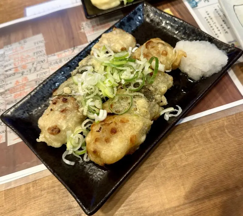  秋田県秋田市中通 秋田駅前 チクワ納得揚