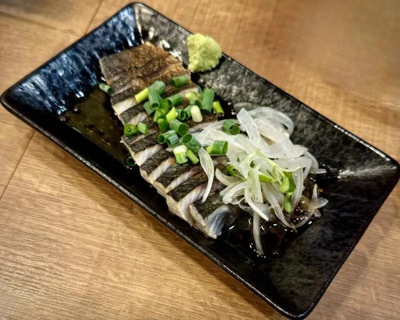  秋田県秋田市中通 秋田駅前 〆さばあぶり しめ鯖 炙り
