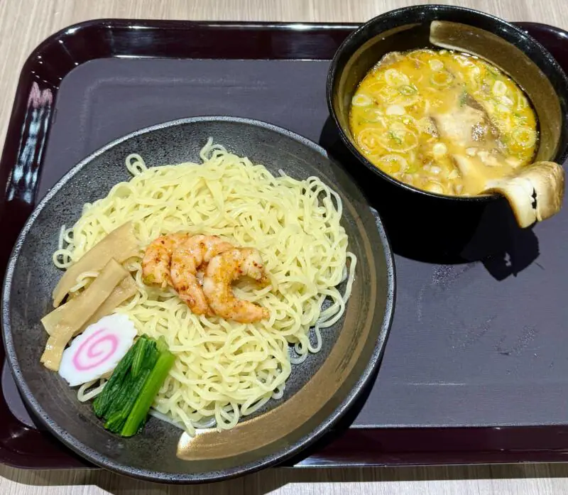 幸楽苑 イオンモール秋田店 秋田県秋田市御所野 イオンモール秋田店3Fフードコート エビ味噌つけめん 海老味噌つけ麺