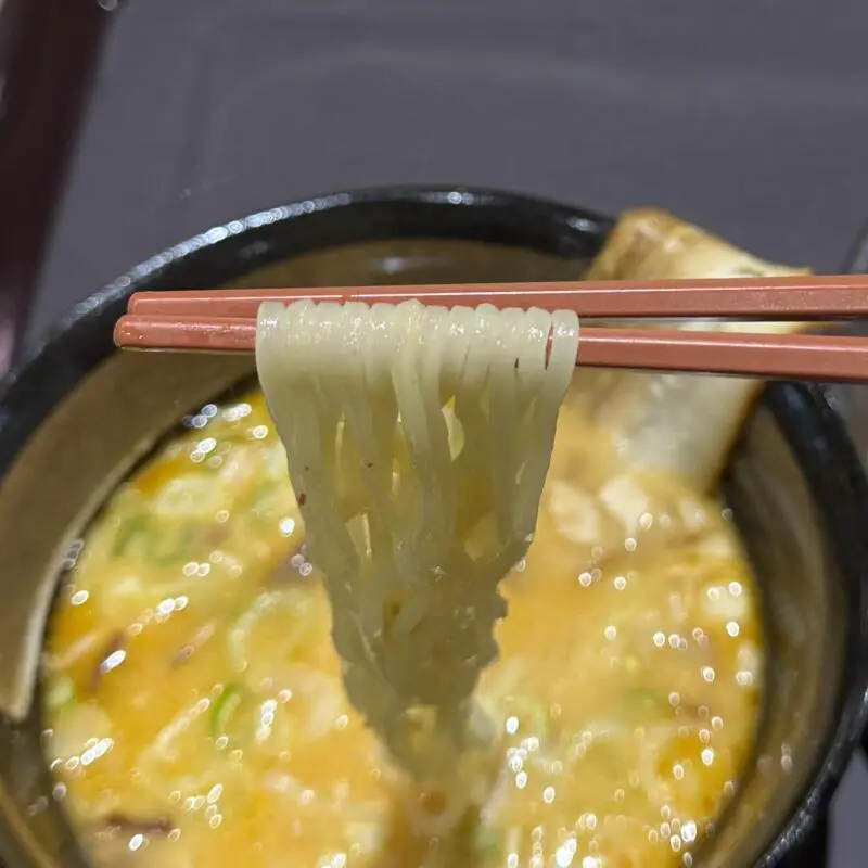 幸楽苑 イオンモール秋田店 秋田県秋田市御所野 イオンモール秋田店3Fフードコート エビ味噌つけめん 海老味噌つけ麺 自社製麺