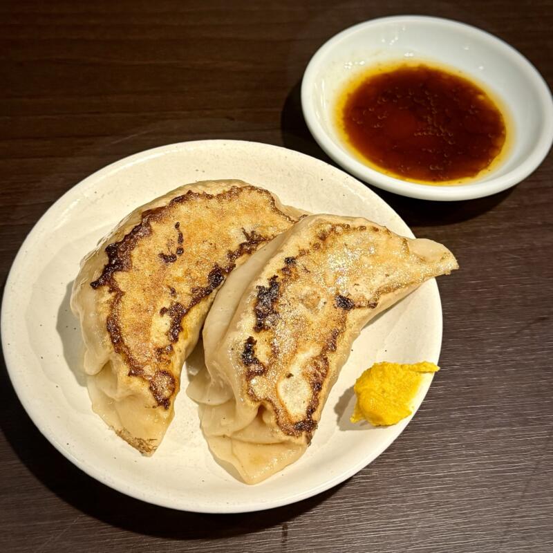 天龍軒 新潟県新発田市大手町 新発田駅 龍系元祖 餃子 2本 カラシ付き 辛子 芥子 ギョーザ