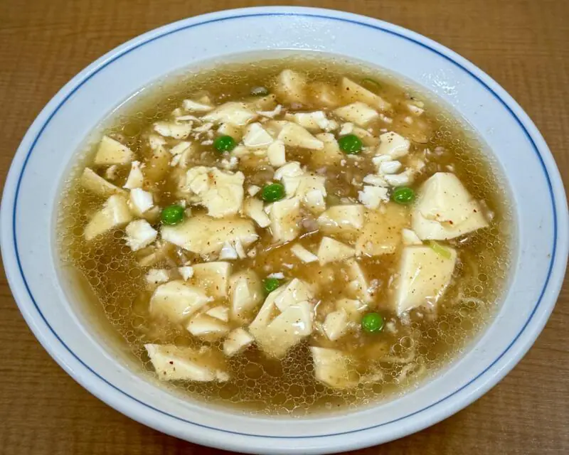 中華 東来順 トンライジュン 新潟県新潟市中央区沼垂東 麻婆湯麺 麻婆ラーメン マーボー麺 肉と豆腐入そば