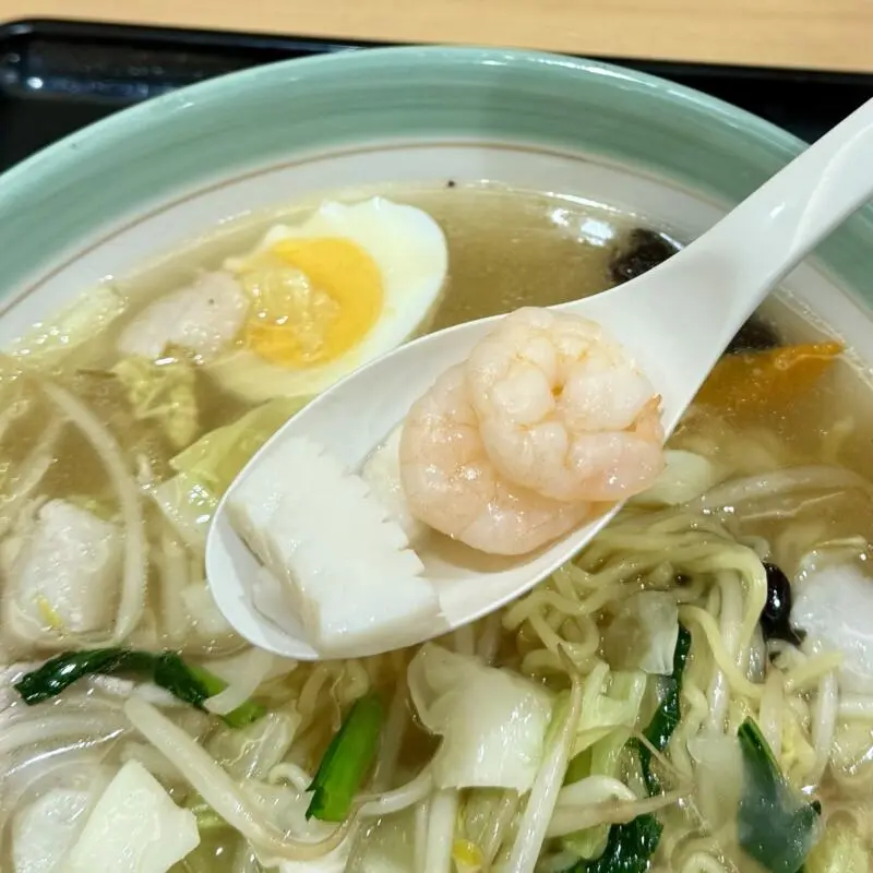レストラン トーク 秋田県大館市御成町 いとく大館ショッピングセンター 3階 大館駅 五目ラーメン エビ イカ
