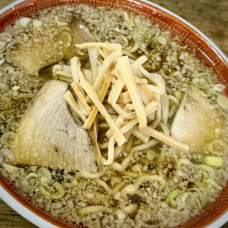 分水中華亭 ぶんすいちゅうかてい 新潟県燕市分水大武 分水駅 中華そば 新潟ご当地 燕背脂ラーメン 背脂醤油ラーメン 具