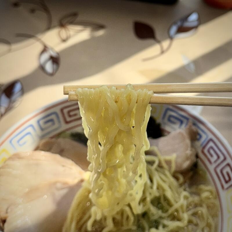 中華そば ちくりん 岩手県滝沢市後 大更駅 豚ももチャーシュー麺 醤油ラーメン 麺
