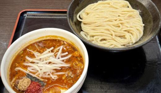 麺屋 はつがい 津志田店＠岩手県盛岡市津志田中央にて辛つけめんをオーダー！岩手における濃厚豚骨魚介系つけ麺のパイオニア的な存在の人気店♪