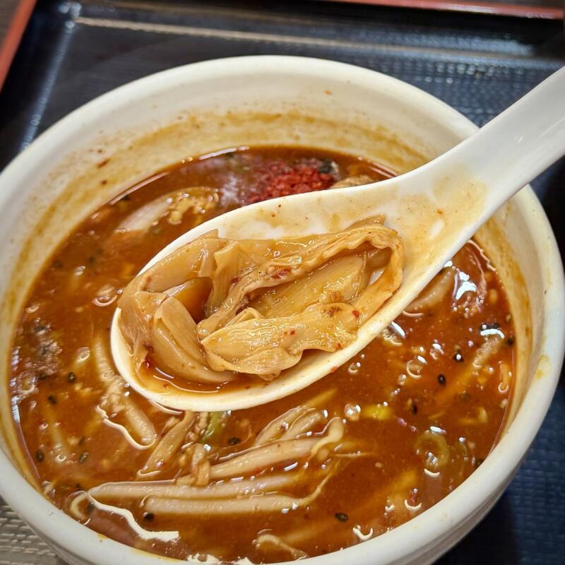 麺屋 はつがい 津志田店 岩手県盛岡市津志田中央 岩手飯岡駅 辛つけめん 辛いつけ麺 並盛 穂先メンマ