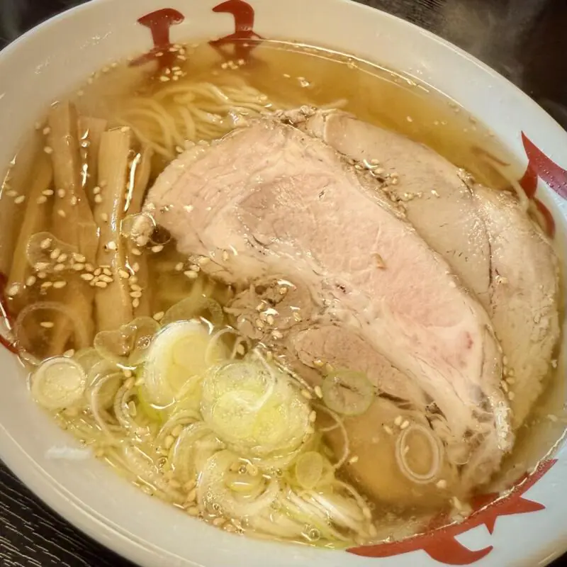 中華そば処 琴平荘 こんぴらそう 山形県鶴岡市三瀬己 三瀬駅 中華そば塩 あっさり 塩ラーメン 具