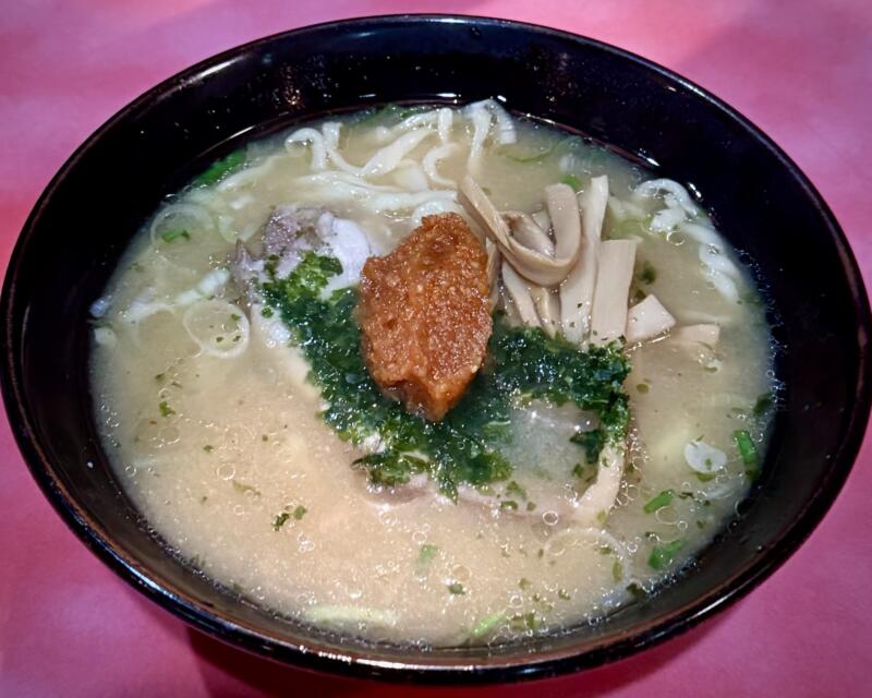 龍上海 栄町支店 山形県南陽市赤湯 赤湯駅 からみそラーメン 辛味噌ラーメン 味噌らーめん 小盛