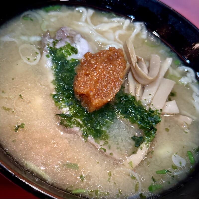 龍上海 栄町支店 山形県南陽市赤湯 赤湯駅 からみそラーメン 辛味噌ラーメン 味噌らーめん 小盛 具