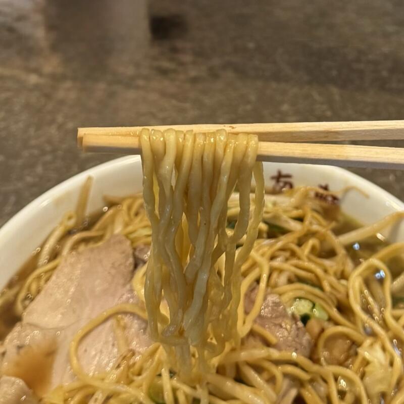 中国料理 大南軒 だいなんけん 山形県尾花沢市横町 大石田駅 焼きそばラーメン ソースラーメン 麺