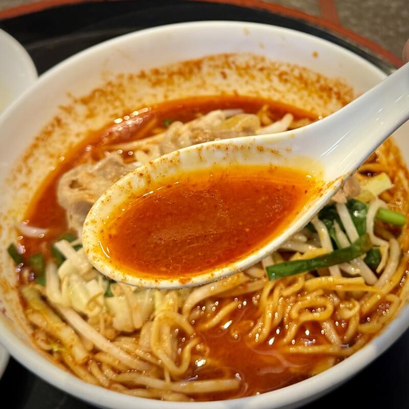 中国料理 大南軒 だいなんけん 山形県尾花沢市横町 大石田駅 焼肉ジャン 大辛 辛い焼肉ラーメン スープ