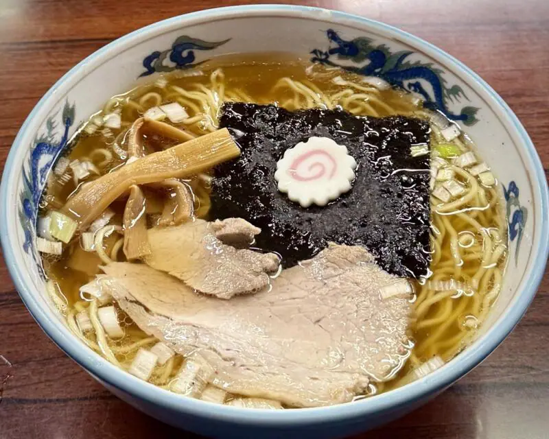 山下食堂 山形県東根市温泉町 東根駅 中華そば 醤油ラーメン