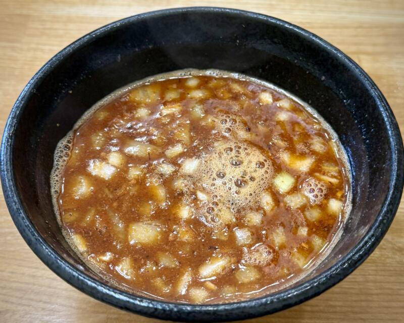麺屋 羅漢 らかん 秋田県横手市条里 横手駅 海老つけ麺 辛味 つけ汁 スープ