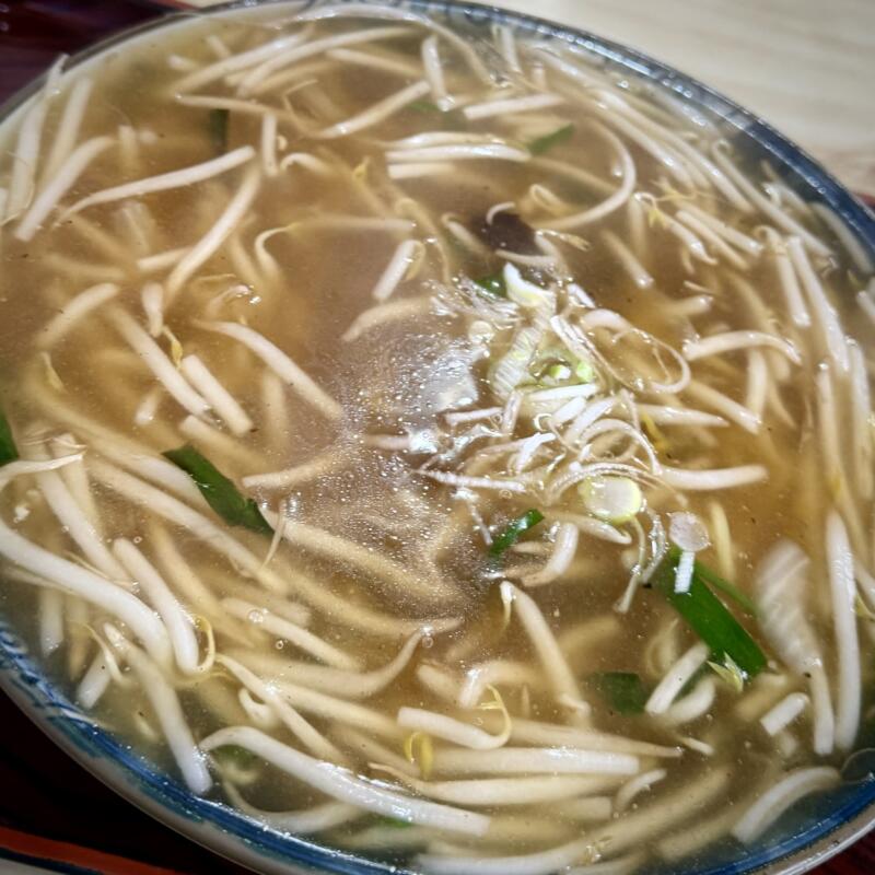 山辺栄屋支店 やまのべさかえやしてん 山形県東村山郡山辺町山辺 羽前山辺駅 もやしらーめん もやしラーメン 餡掛けラーメン 具