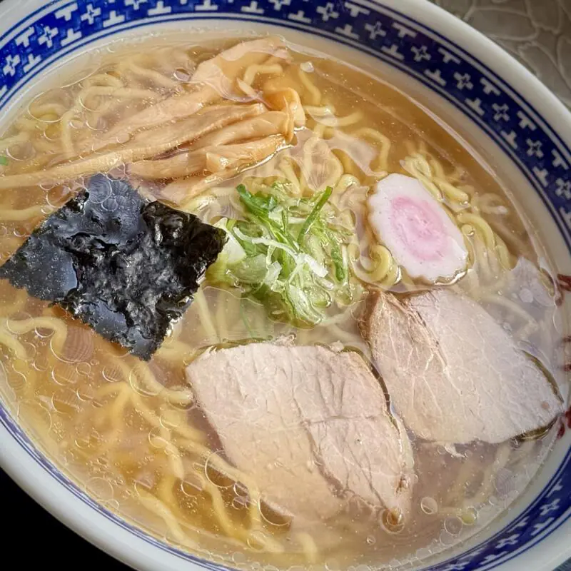 武田そば屋 たけたそばや 山形県山形市長谷堂 中華そば 醤油ラーメン 具