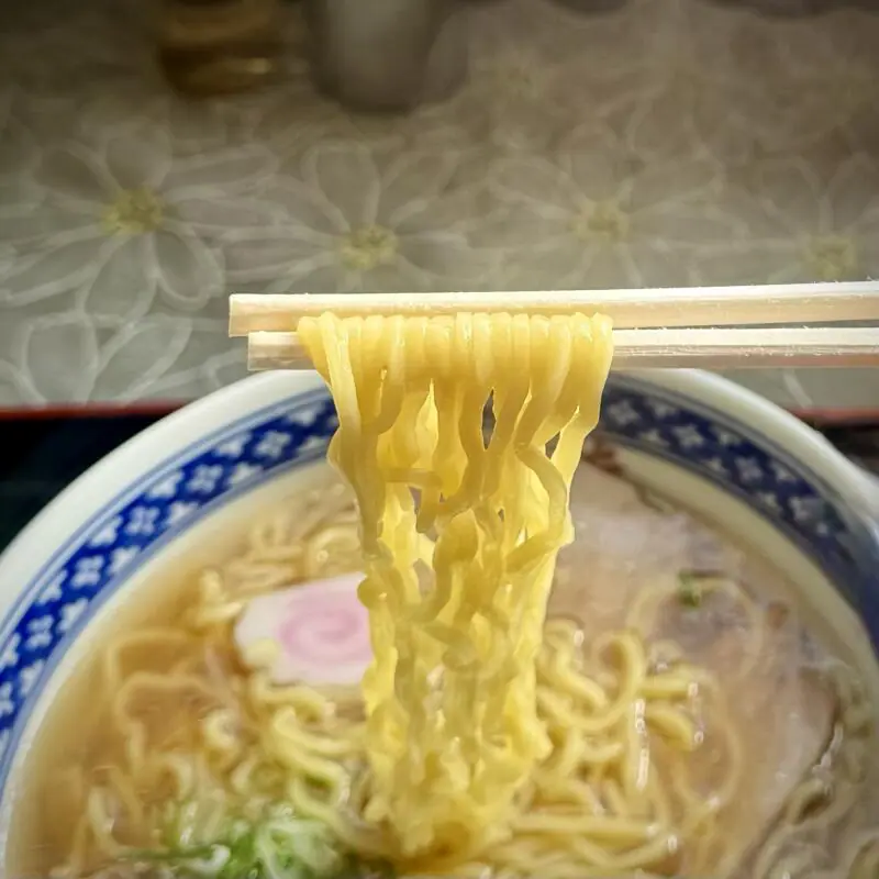 武田そば屋 たけたそばや 山形県山形市長谷堂 中華そば 醤油ラーメン 麺
