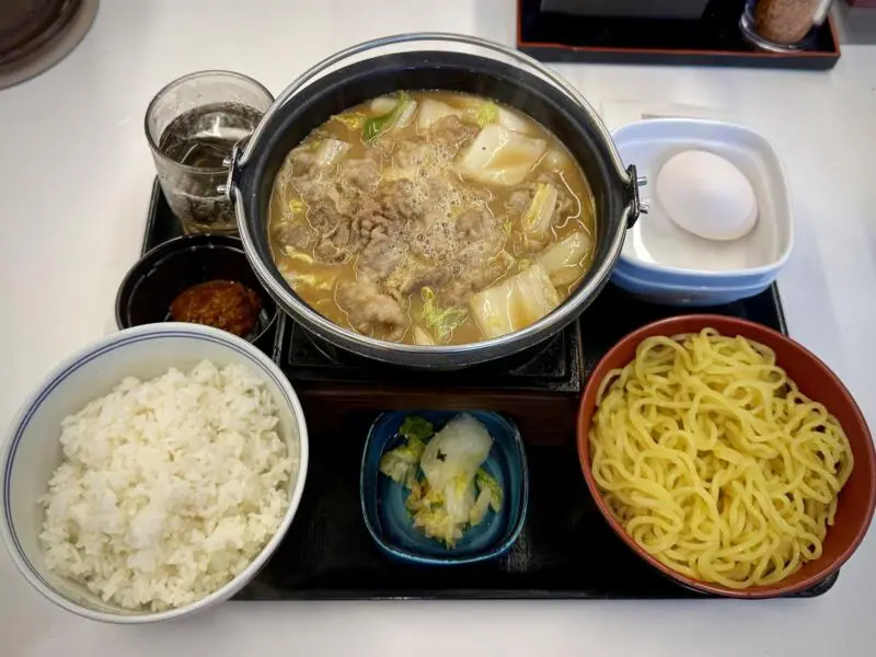 吉野家 7号線秋田土崎店 秋田県秋田市土崎港相染町 土崎駅 牛肉玉ラーメン鍋膳(とんこつ) 牛肉玉とんこつラーメン鍋膳