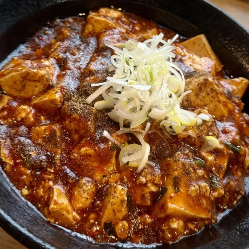 こまつ中華蕎麦 岩手県盛岡市青山 青山駅 麻婆麺 マーボーラーメン 具