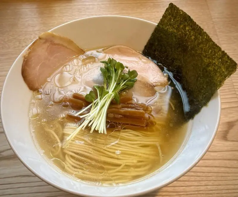 こまつ中華蕎麦 岩手県盛岡市青山 青山駅 しおそば 塩ラーメン