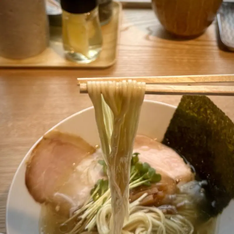 こまつ中華蕎麦 岩手県盛岡市青山 青山駅 しおそば 塩ラーメン 中野製麺