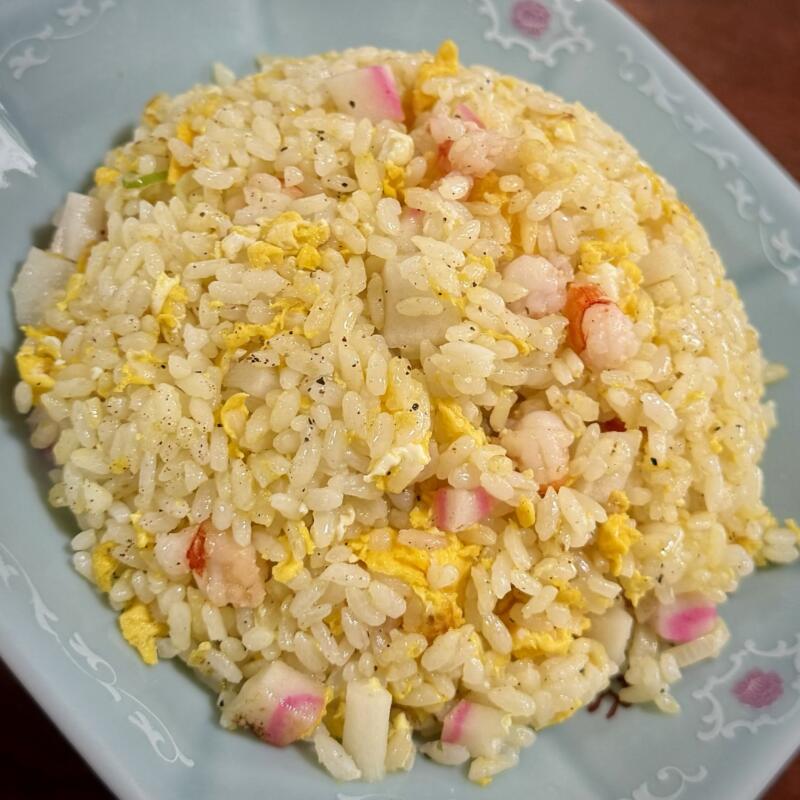 中華食堂 九龍 クーロン 秋田県由利本荘市矢島町元町 エビチャーハン 海老炒飯 スープ付き