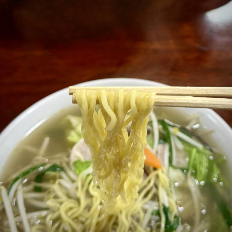 中華食堂 九龍 クーロン 秋田県由利本荘市矢島町元町 タンメン 麺