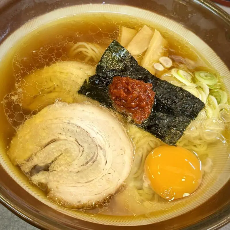 らーめん処 珍竹林 ちんちくりん 秋田県秋田市広面 秋田駅 赤沼入口 江戸系中華そば 珍竹林風 秋田ご当地 江戸系ラーメン 辛醤油ラーメン 具