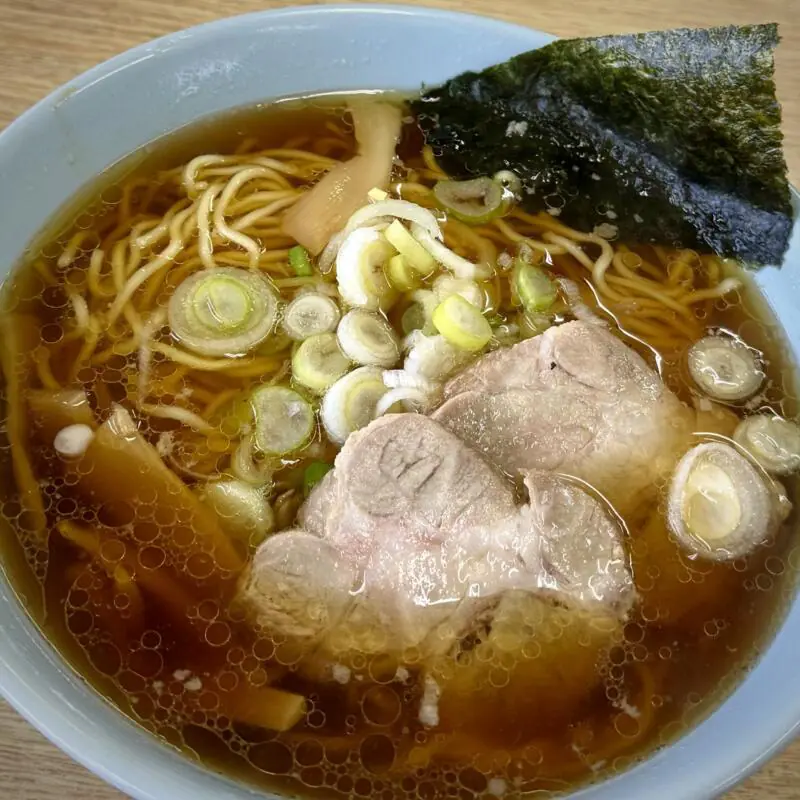 河辺ドライブイン 秋田県秋田市河辺和田 和田駅 ラーメン 醤油ラーメン 具