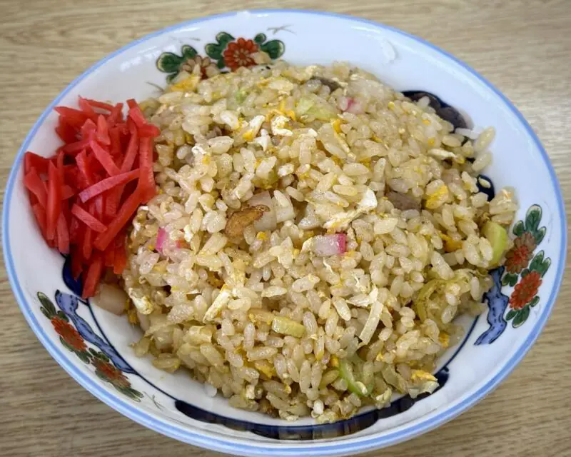 河辺ドライブイン 秋田県秋田市河辺和田 和田駅 半チャーハン 炒飯