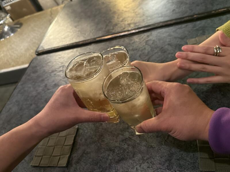 ミュージックパブ 音魂 おんたま 山形県米沢市中央 ハイボール 乾杯