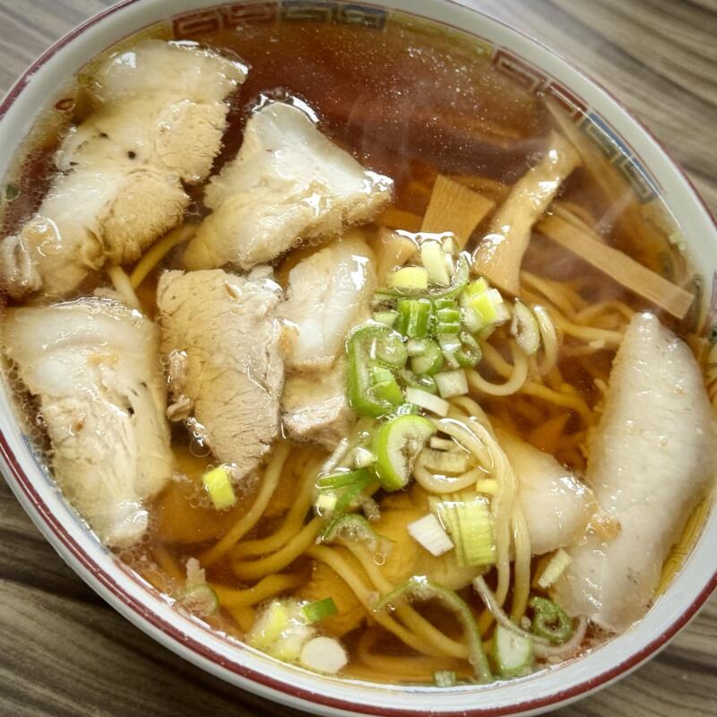 手打ちの店 池田屋 いけだや 山形県酒田市住吉町 酒田駅 ラーメン 中 しょう油 醤油ラーメン 具
