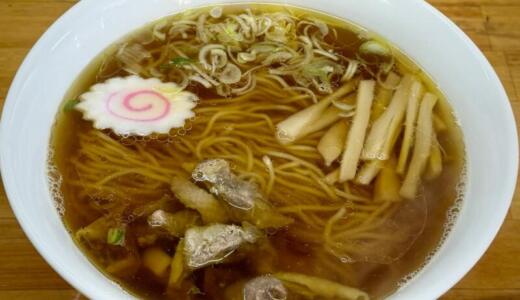 ゑびすや＠秋田県由利本荘市矢島町にて醤油ラーメンをオーダー！「あの生姜ラーメン」を復活させた名店で食べる美味親鶏ラーメン♪