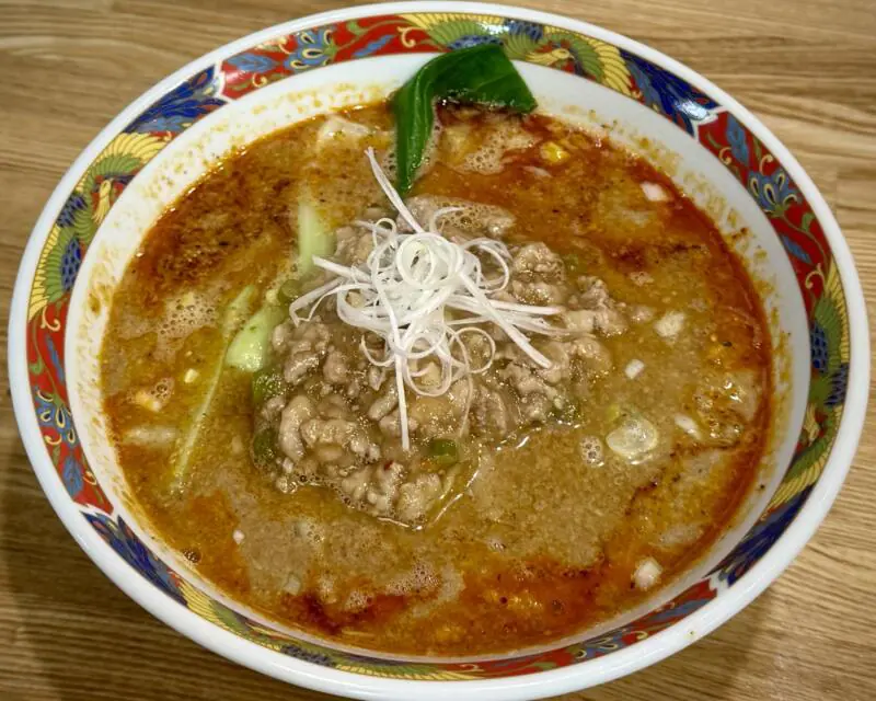 ラーメンの店 南園 なんえん 秋田県大仙市大曲 大曲駅 タンタンメン 担々麺 辛 辛め