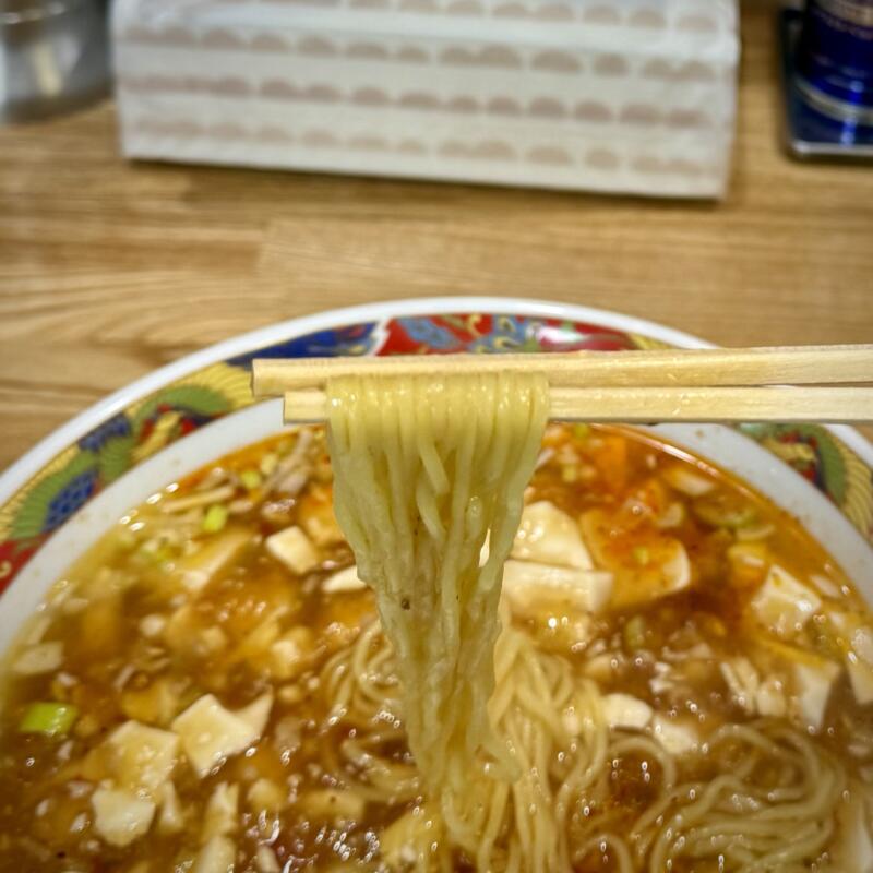 ラーメンの店 南園 なんえん 秋田県大仙市大曲 大曲駅 マーボーラーメン 辛 辛め 麻婆ラーメン 麻婆麺 麺