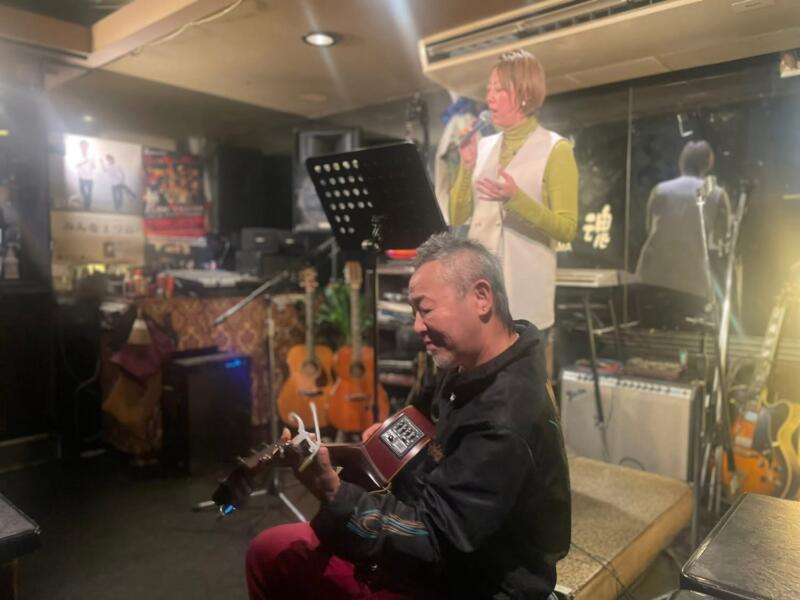 ミュージックパブ 音魂 おんたま 山形県米沢市中央 ラーメン女子 森本聡子 橋本トオル セッション