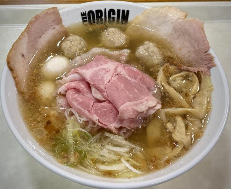 らあめん元 新旬祭 グルメパラダイス in 西武秋田店 秋田県秋田市中通 西武秋田店 地下催事場 特製松阪牛と煮干の塩らあめん 塩ラーメン