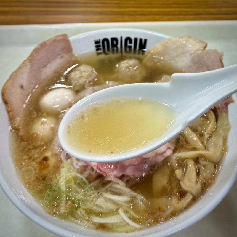 らあめん元 新旬祭 グルメパラダイス in 西武秋田店 秋田県秋田市中通 西武秋田店 地下催事場 特製松阪牛と煮干の塩らあめん 塩ラーメン スープ