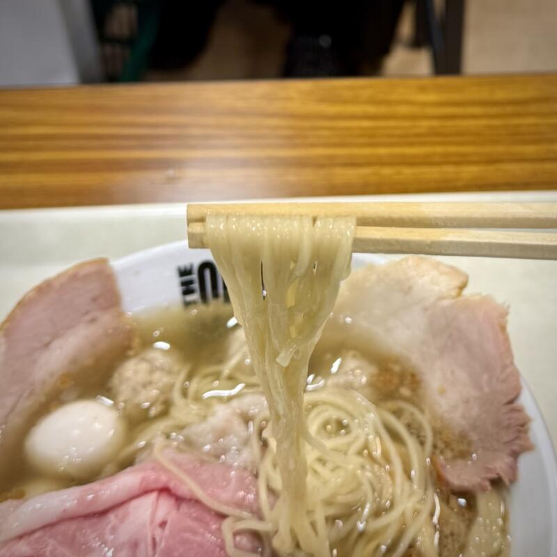 らあめん元 新旬祭 グルメパラダイス in 西武秋田店 秋田県秋田市中通 西武秋田店 地下催事場 特製松阪牛と煮干の塩らあめん 塩ラーメン 麺