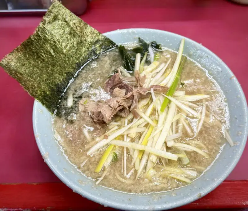 ラーメンショップ 牛久結束店 うしくけっそく 茨城県牛久市結束町 牛久自然観察の森正門 牛久駅 日本一のラーショ 最強ラーショ ネギラーメン 醤油ラーメン 背脂豚骨ラーメン 太麺に変更