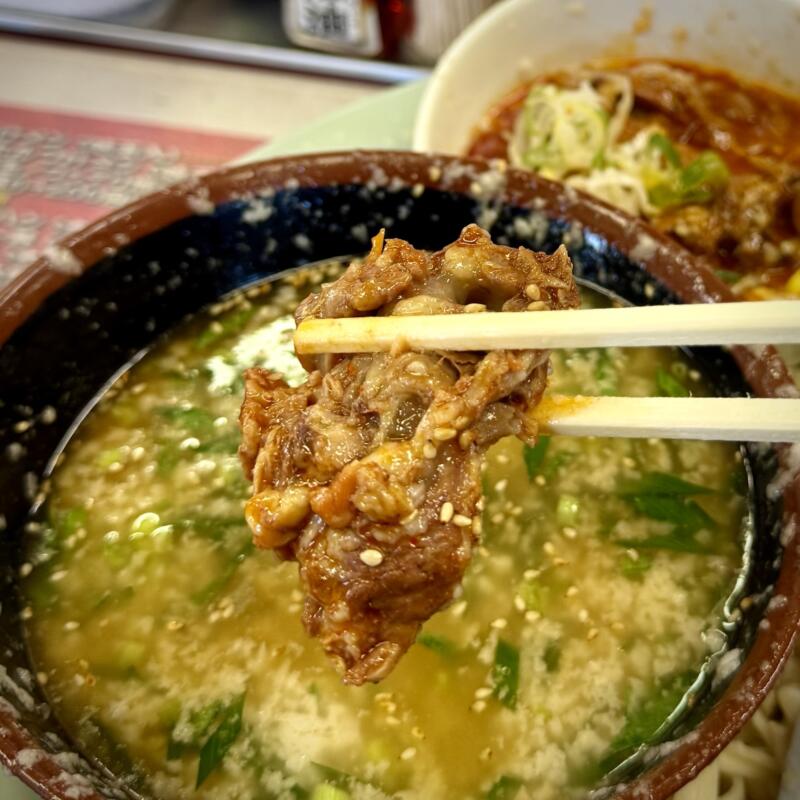 もつ煮 とん平食堂 牛久本店 茨城県牛久市東大和田町 ひたち野うしく駅 さくら園 辛ホルつけメン 辛口ホルモン つけ麺 こってり増し 豚バラ軟骨 パイカ