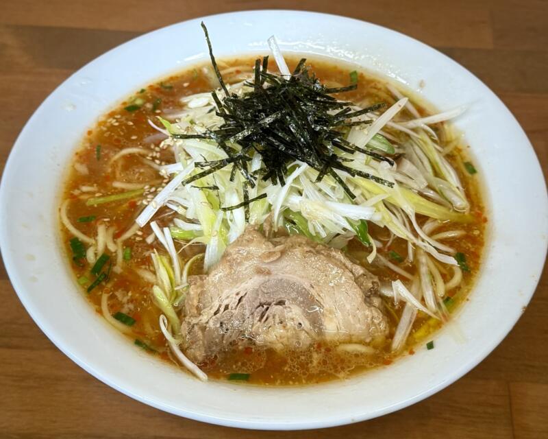 大曲ラーメン おおまがりらーめん 秋田県大仙市大曲 大曲駅 保屋 ネギみそラーメン 激辛トッピング 辛味噌ラーメン