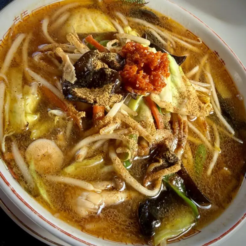 中華ダイニング 大黒屋 秋田県秋田市仁井田 羽後牛島駅 大野口 辛魚タンメン 具