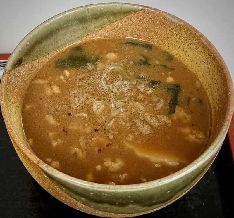 レストラン ぽんぽ 山形県最上郡戸沢村松坂 いきいきランドぽんぽ館2階 新旬屋本店コラボ 戸沢の味噌つけ麺 つけ汁 スープ