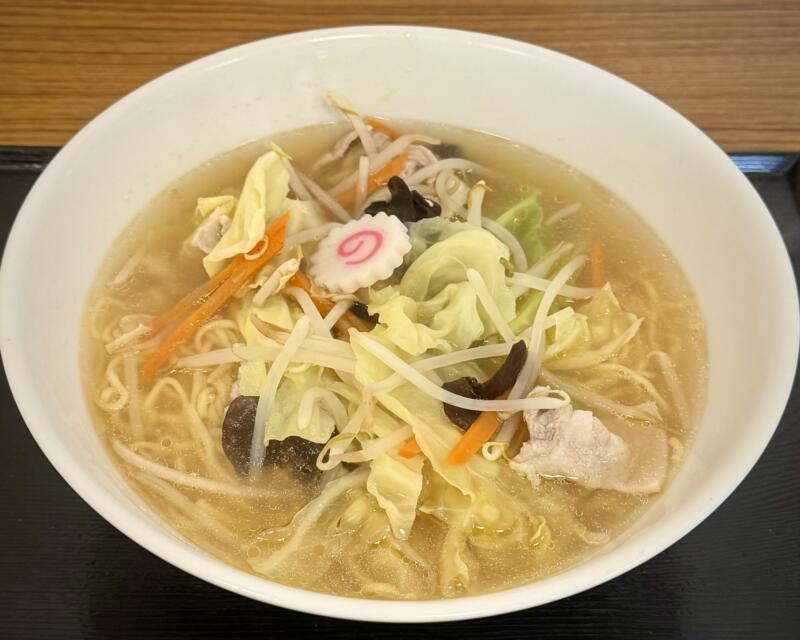 岩見温泉食堂 秋田県秋田市河辺三内 河辺岩見温泉交流センター内 大張野駅 タンメン 塩ラーメン