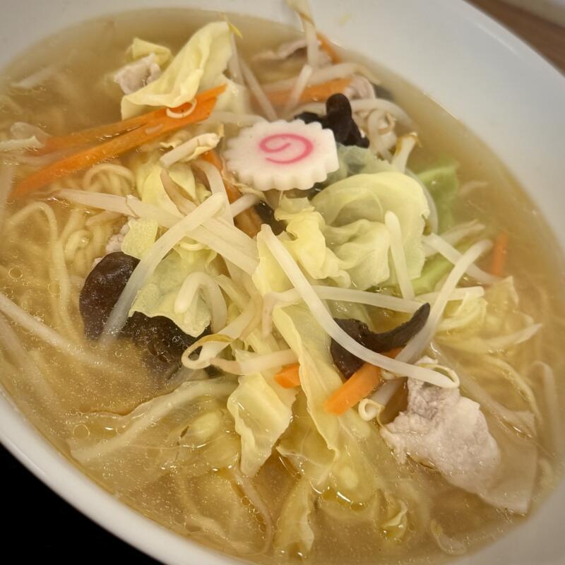 岩見温泉食堂 秋田県秋田市河辺三内 河辺岩見温泉交流センター内 大張野駅 タンメン 塩ラーメン 具