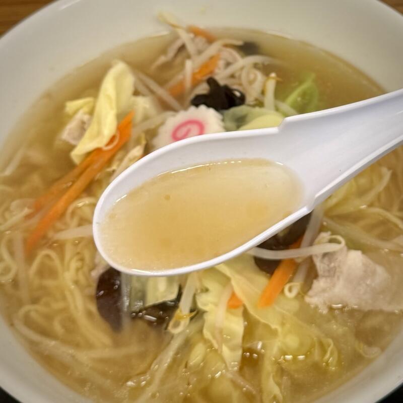 岩見温泉食堂 秋田県秋田市河辺三内 河辺岩見温泉交流センター内 大張野駅 タンメン 塩ラーメン スープ