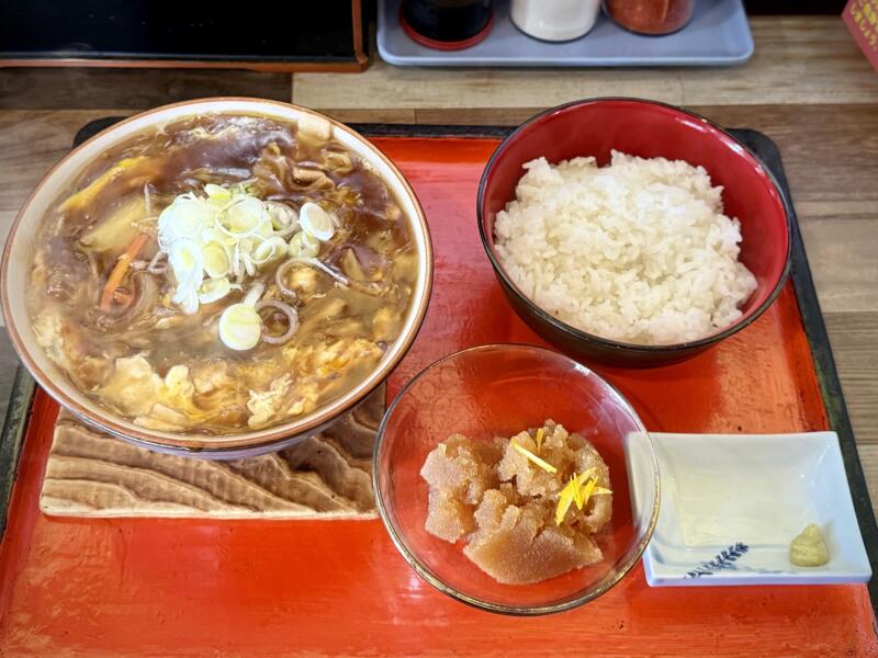 お食事処 としま 秋田県大仙市刈和野 刈和野駅 刈和野橋 刈和野下町 ハクサイあんかけラーメン 白菜餡掛けラーメン たらこめし 鱈子飯